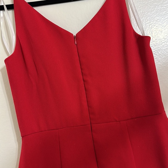 Stunning Red High/Low Aqua Dress - Size 6 - Picture 5 of 7